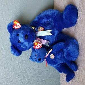 Ty 1st Clubby Buddy & Beanie Bear Set🐻Plush Gift Kids Toy Rare Collectible, NWT
